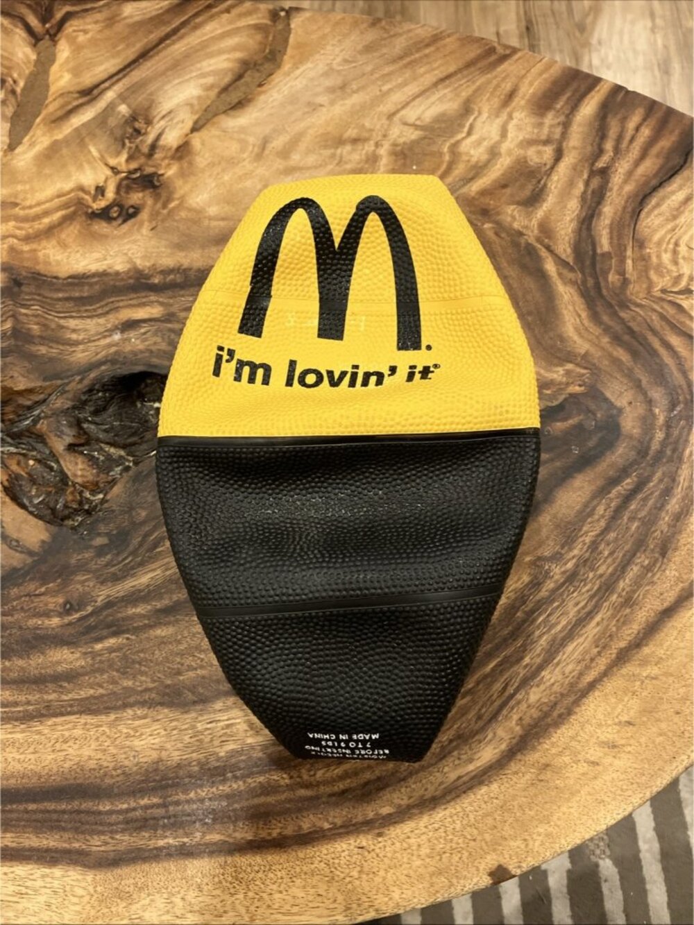 McDonald’s Basketball Unused Yellow Black I’m Lovin’ It